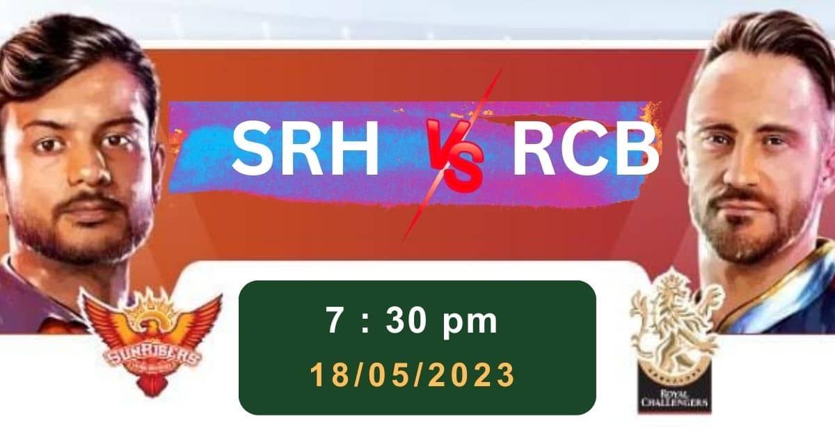 SRH VS RCB